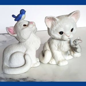 2 Kathy Wise Cat Figurines